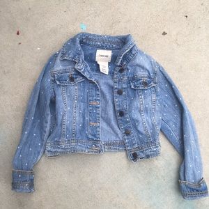 Polka-dot Jean jacket